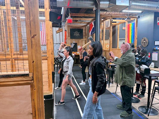 Destination Divas throwing at Shield n Sheath.